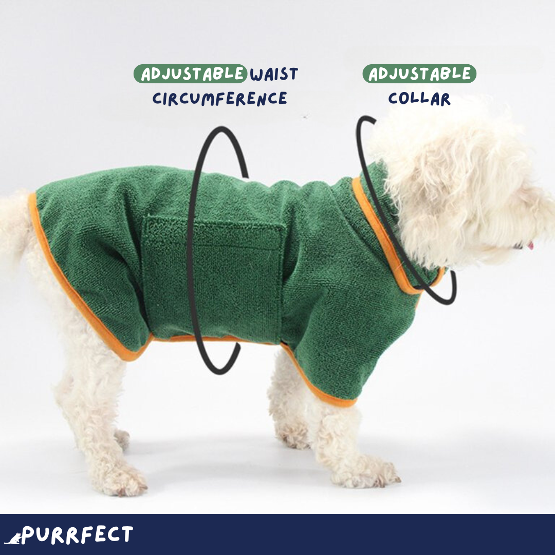 Dog Drying Bathrobe - Purrfect®